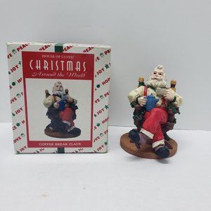 House of Lloyd Christmas Around the World Coffee Break Claus Incense Burner 5"